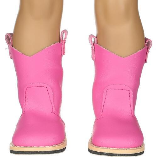 New style rose Red Boot shoes& Fashion shoes fit 18 inch doll\doll accessories gift for children N333