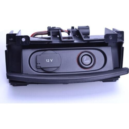 OEM Upgrade Center Console Rear Cigarette Lighter Socket And 12V Power Outlet Assembly With Bezel For A6 A6L A7 4G0 919 565 A