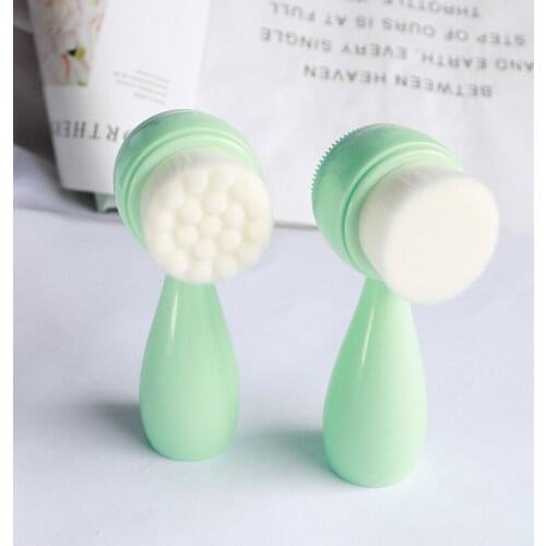 Exfoliating Brush Face Cleaner Cleaning Anti massage Cleansing Silicone Wash Foam Massager Facial Care Tool Skin Beauty Health