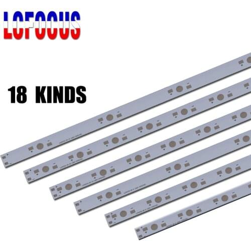 10pcs 1W 3W 5W LED Aluminum Base Plate 130mm 150mm 300mm 500mm PCB Board DIY For 5 6 15 36 60 180W Watt High Power Light Beads