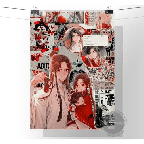 Anime Heaven Officials Blessing Poster Pictures Home Manga Decoration Paintings Canvas HD Prints Wall Art Modular Living Room