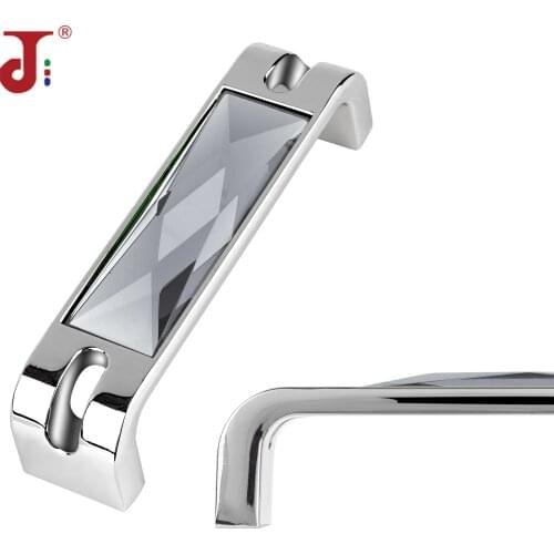 Luxury Simple Style Alloy Zinc Handle For Furniture Wardrobe Cabinet Kitchen Pull Sliding Glass Door Knobs