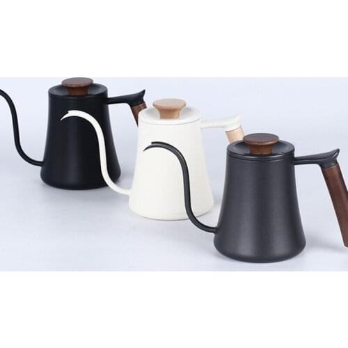 Hand Coffee Pot Slender Pot Stainless Steel Household Coffee Appliance Hanging Ears Long Mouth Kettle Mocha Coffee Filter Pot