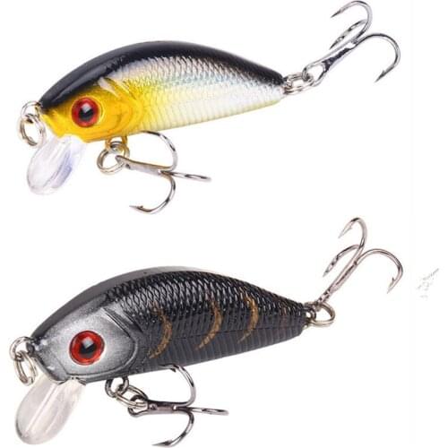 Fishing Lures 50mm 4.2g Minnow Artificial Bait Rock Swimming Jig Wobbler Hard Bait Fishing Tackle For Fishing