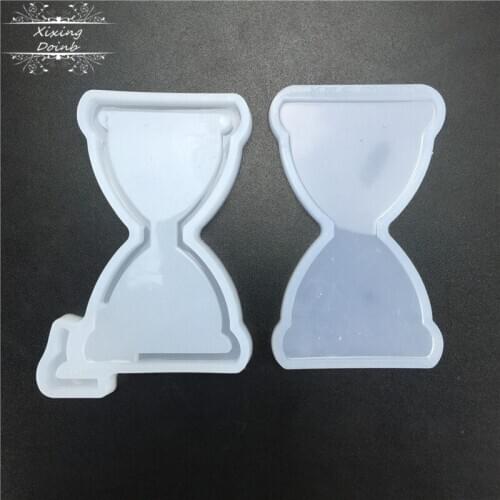 Sandglass shape silicone mold cake decoration tools hand craft resin mold accessories decoration glue dropping tools