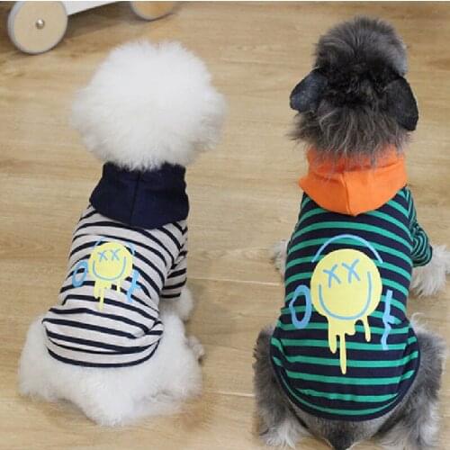 Dog Sweatshirt Pet CLothes Hoodie Outfit Garment Cat Puppy Yorkie Pomeranian Bichon Schnauzer Poodle Pug French Bulldog Clothing