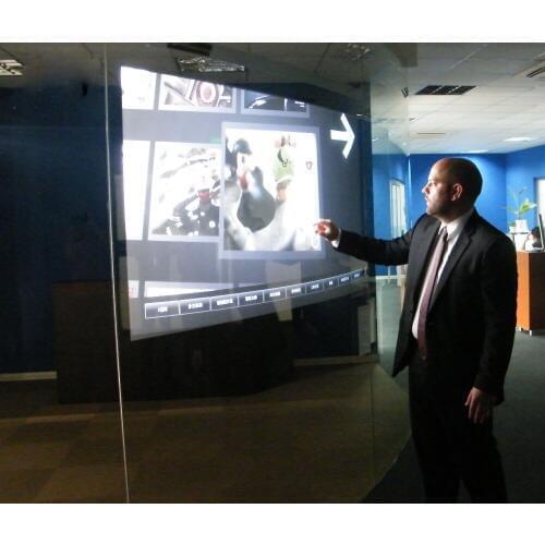 High Quality 37" Interactive Touch Foil,10 points Transparent Capacitive Multi-Touch Foil,Touch Screen Foil