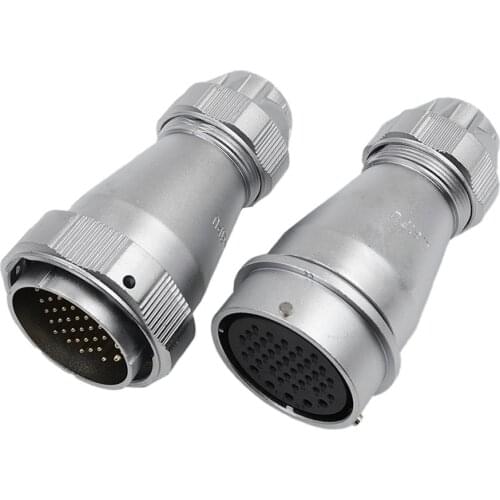 WEIPU WY48 TE+ZE M48 Waterproof Power Signal Industrial Terminal Wire Cable Connector Automotive Electric Aviation Plug Socket