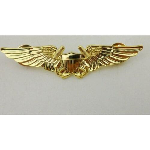 US USMC Aviation Officer Pilot Wing Badge Pin Insignia Gold-D267 Military Store