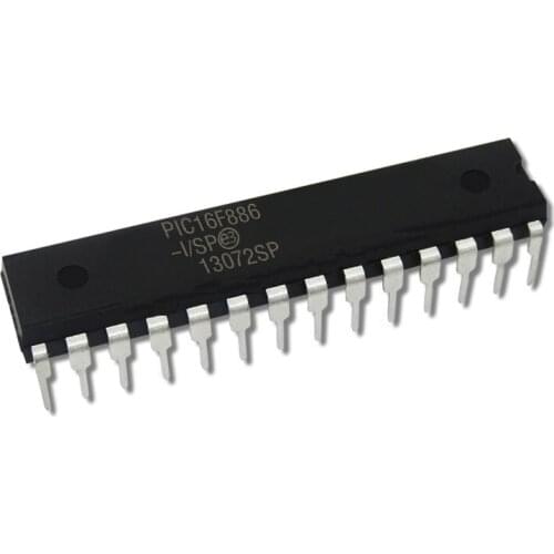 1PCS PIC16F886-I/SP PIC16F886 DIP-28 MCU IC
