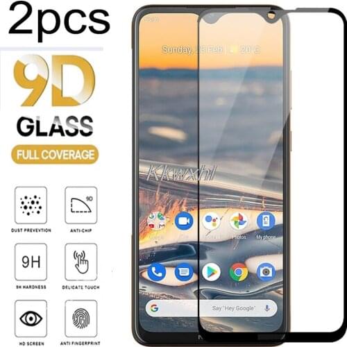 2PCS For Nokia 5.3 Screen Protector Full Glue Tempered Glass Protective Cover Film On Nokia5.3 TA-1234, TA-1223, TA-1227 TA-1229