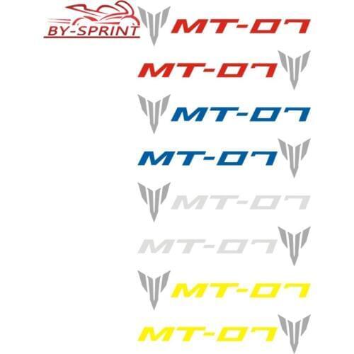 2 X Motorcycle Decoration Universal Emblem Stickers Decals For YAMAHA MT-07 MT07 mt-07