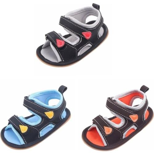 2021 Summer Fashion Baby Boy Girl Sandals Hollow Breathable Shoes Toddler Rubber Sole Non-slip First Walkers 0-18M