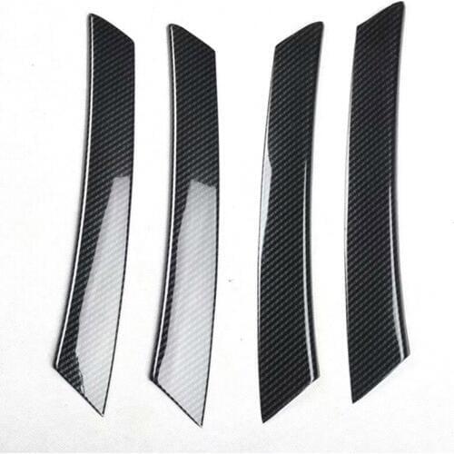 4pcs/set Car Interior Door Handle Armrest Strips Car Stickers For Volkswagen Tiguan 2010-2017 ABS Carbon Fiber Car Styling