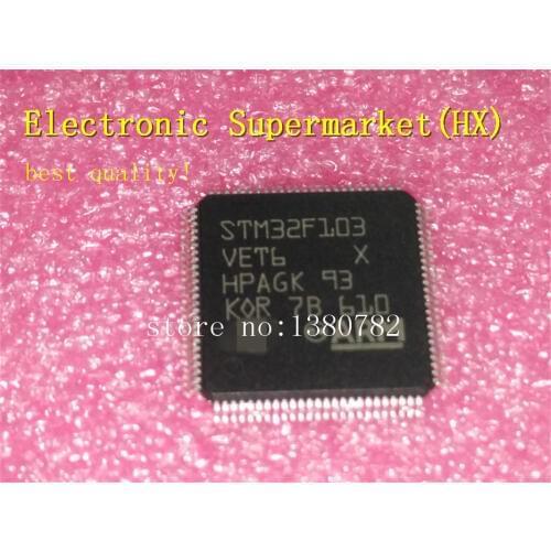 Free Shipping 10pcs/lots STM32F103VET6 QFP-100 New original IC In stock