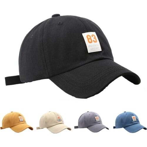 Men Baseball Caps Trucker Student Peaked Cap Unisex Seasons Outdoor Sport Cotton Sun Hat Women Snapback Adjust Hip-Hop Hat