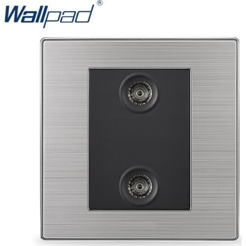 2019 Hot Sale Hotel Double Television Socket Wallpad Luxury Wall Power Socket Panel TV