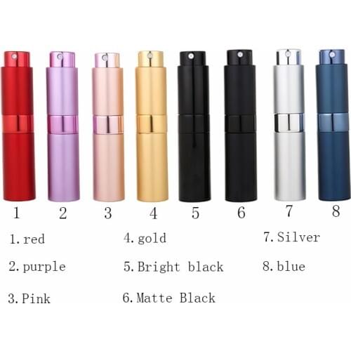 Nbyaic 1pcs high-end perfume bottle8ml 15mlportable rotary sub-bottling glass liner spray empty bottle travel small spray bottle