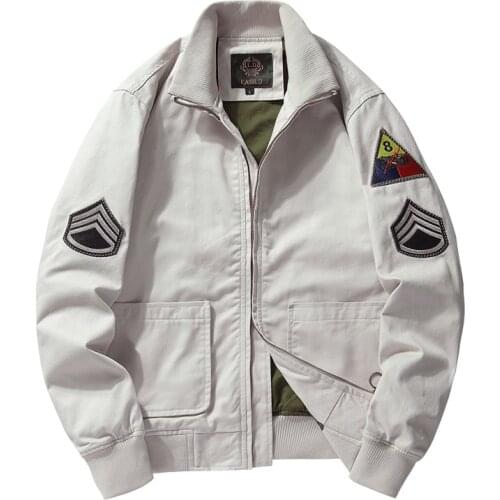 Stand Collar Retro Military Jackets Mens Clothing New Mens Bomber Jacket Casual Male Outwear Windbreaker Coats Fashion