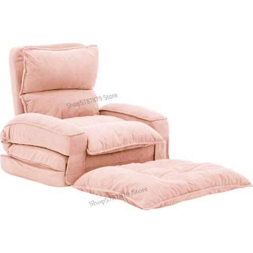 Lazy sofa tatami folding lounge chair net red small apartment single sofa chair girl heart fabric sofa
