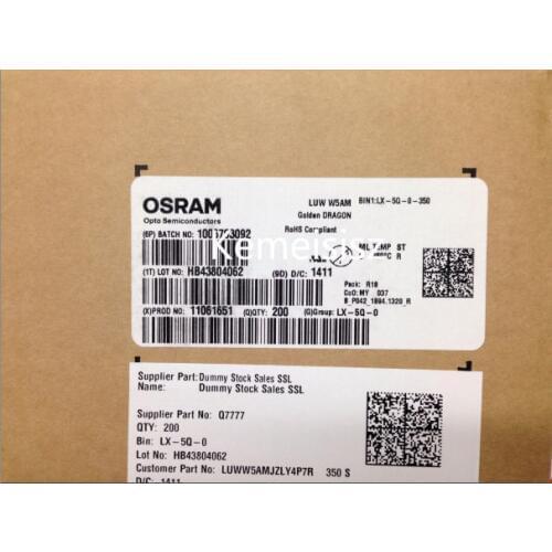 LUWW5AM Osram OSRAM High Power 3W white white cool white with lens protruding head lamp beads