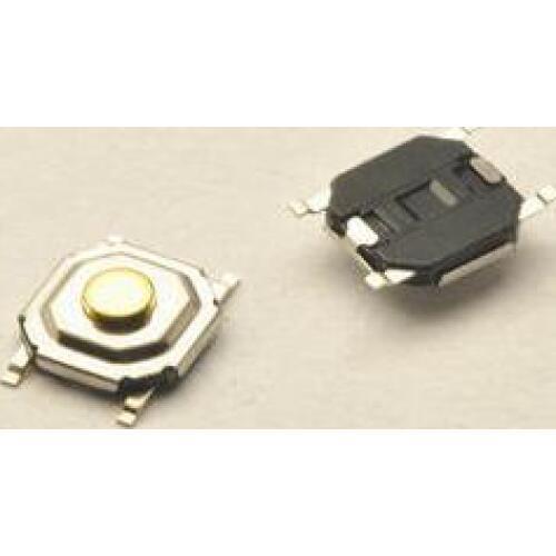 50PCS 5.2*5.2*1.7mm 4 PIN SMT SMD Metal Tactile Push Button Switch Tact Switch Great Quality