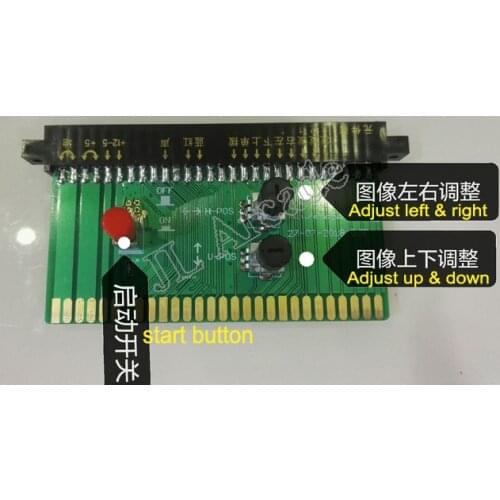 New Arrival Adjustment of picture position Converter Adjustable converting board connect to any JAMMA for adjust Image Position