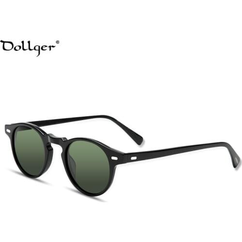 Dollger Sunglasses Women Vintage Retro Round Black Gafas For Men UV400 Sun Glasses Fashion Eyeglasses Oculos De Sol D26