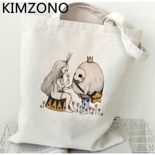 Mushroom shopping bag recycle bag shopper shopping canvas bolsas de tela bolso bag cloth jute bolsa compra tote sac toile