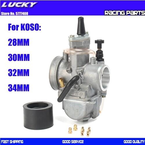 Universal 28mm 30mm 32mm 34mm 2T 4T PWK Motorcycle Carburetor Carburador For Mikuni Koso For ATV Suzuki Yamaha Honda Power Jet