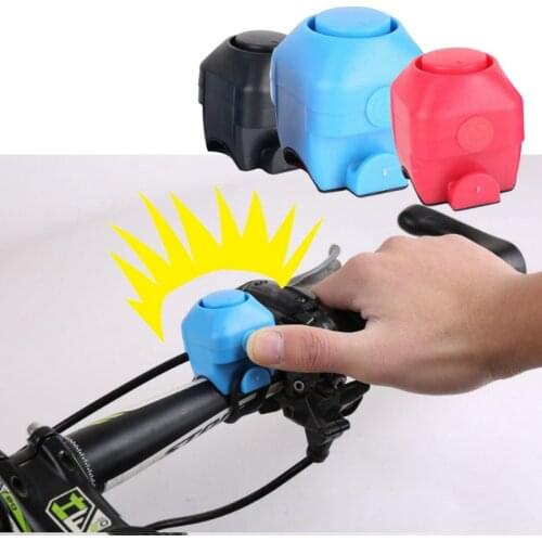 Bike Electronic Loud Horn 130 db Warning Safety Electric Bell Police Siren Bicycle Handlebar Alarm Ring Bell Cycling Accessories