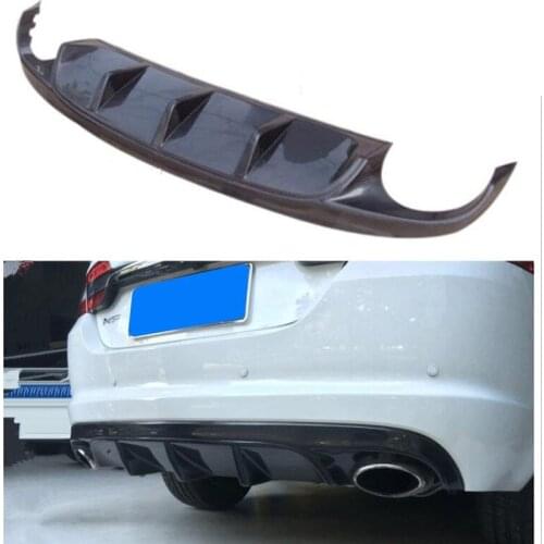 Carbon Fiber Rear Lip Spoiler For Jaguar XF XFL 2012 2013 2014 2015 High Quality Car Bumper Diffuser Car Accessories