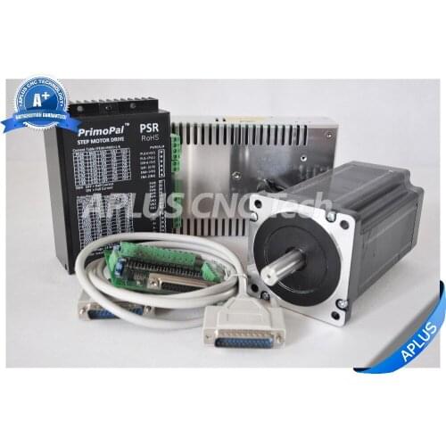 1-Axis NEMA 34 Stepper Motor 1696oz-in & Driver PSR8078 & 48V Power Supply Kit