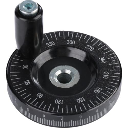 1 pcs 63mm Solid Bakelite Hand Wheel Scale Handwheel Machinery Accessaries Bakelite