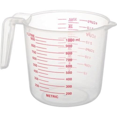 1000Ml Measuring Cup Baking Tool Kitchen Tool High Quality Plastic Measuring Cup Tool Cup with Scale