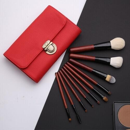2020 Professional Makeup Brushes set with case PU Wholesale MakeUp Brushes Foundation custom Makeup Brush kit in private label