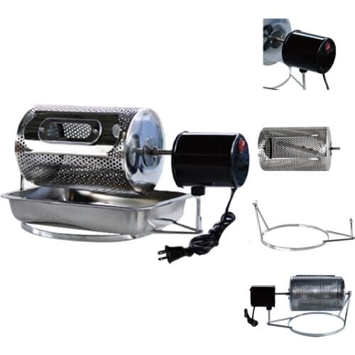 Coffee Beans Roaster Electric Stainless steel Used in Gas Stove or Alcohol Stove 110V