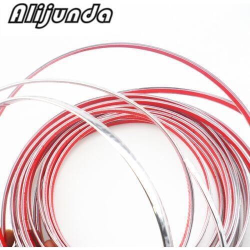 Car-styling 10mmx15m DIY Car decoration Chrome Strip sticker for Volkswagen vw POLO Tiguan Passat Golf EOS Scirocco Jetta Bora L
