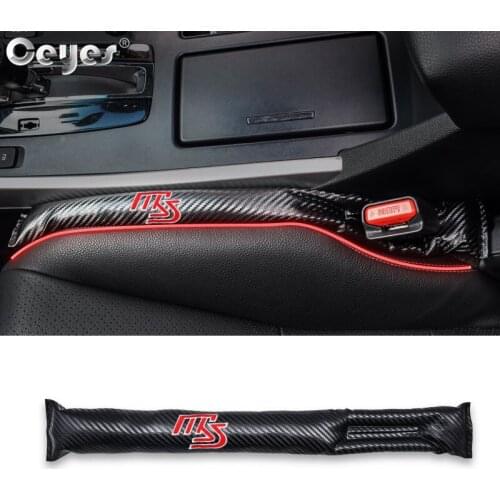 Ceyes Car Accessories Seat Pad Leak Proof Gap Fillers Decorate Leakproof Strip For Mazda Ms Emblem Cx-5 CX 3 6 CX-4 Auto Styling