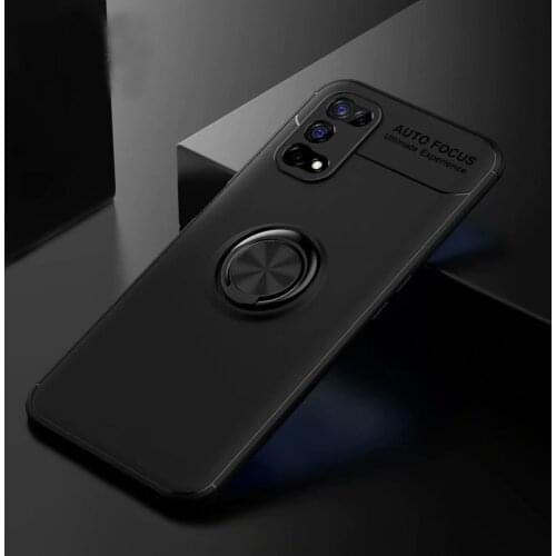 For OPPO Realme 7 Pro 7i Case Soft Silicone With Stand Ring magnet Protective Cover case for Realme X7 Pro Reno 4 Lite Realme7