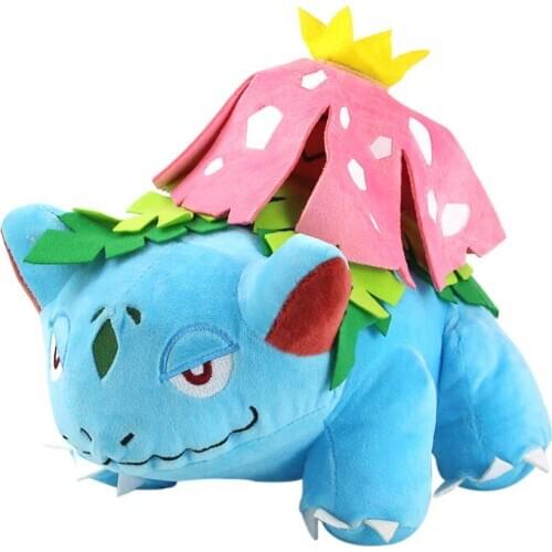 Hot Sale 28cm Anime Plush Toy Wonderful frog Cartoon Animal Venusaur Plush Toys Stuffed Soft Dolls Birthday Gift for Kids