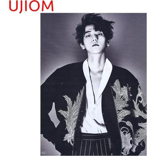 UJIOM Home Decor EXO Baekhyun Poster Wall Sticker Fashion Waterproof Wall Toilet Stickers and Decals Art Room Decoration