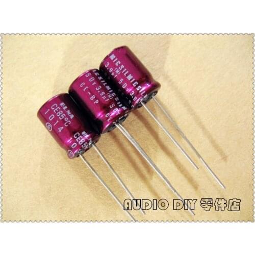 ELNA Purple SILMIC CE-BP 3.9uF/50V Audio Non-Polar Electrolytic Capacitor