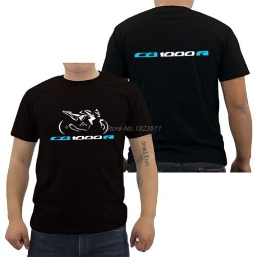 New Fashion Casual Men Short Sleeve Cotton T-shirt Motorcycle CB1000r Tshirt CB 1000 R Shirt Hip Hop Tees Tops Streetwear