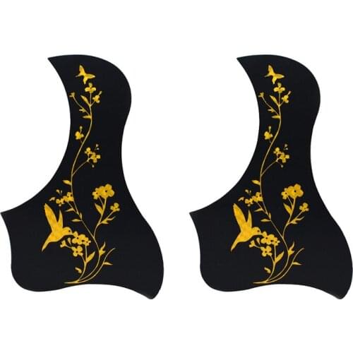 Guitar Bird Adhesive Pickguard Anti-scratch Plate for Acoustic Folk Guitar