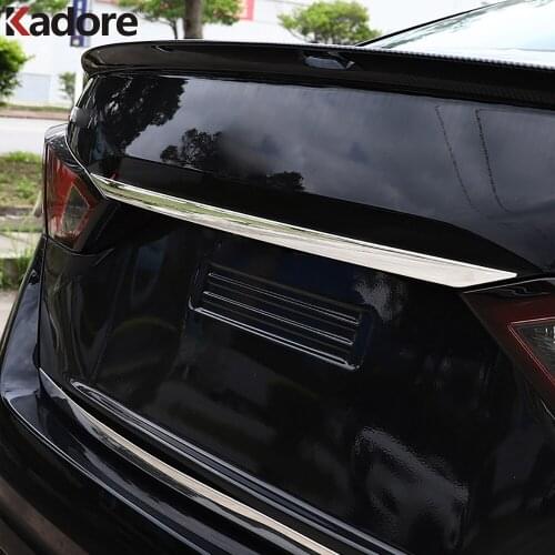 Stainless Steel For Nissan Altima 2019 2020 Car Rear Trunk Tail Gate Cover Trim car accessories