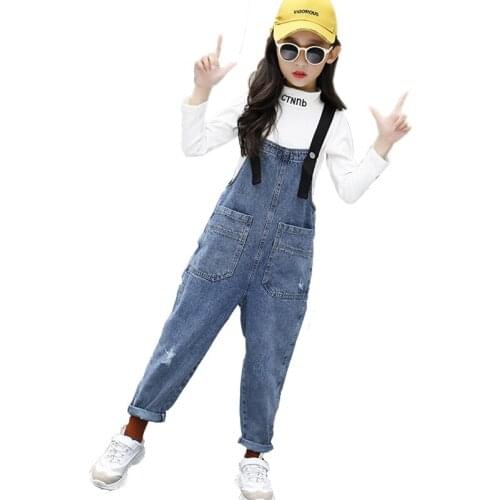 Maomaoleyenda Denim Overalls For Girls