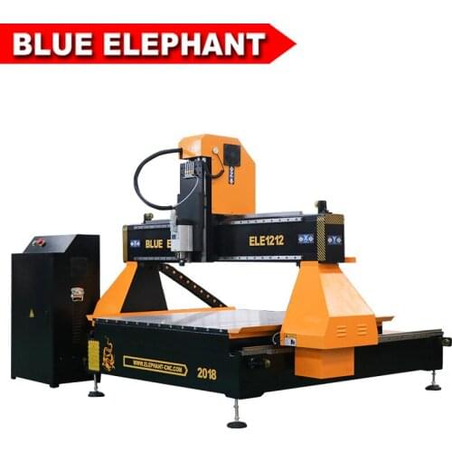 Blue Elephant Professional wood 3 axis cnc router 1212 3d wood engraving machine air cooling spindle