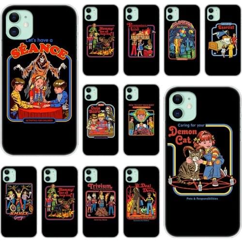 Lets Summon Demons Graphic Silicone Phone Case for Apple iPhone 12 Mini 11 Pro XS Max X XR 6 6S 7 8 Plus 5 5S SE 2020 Cover