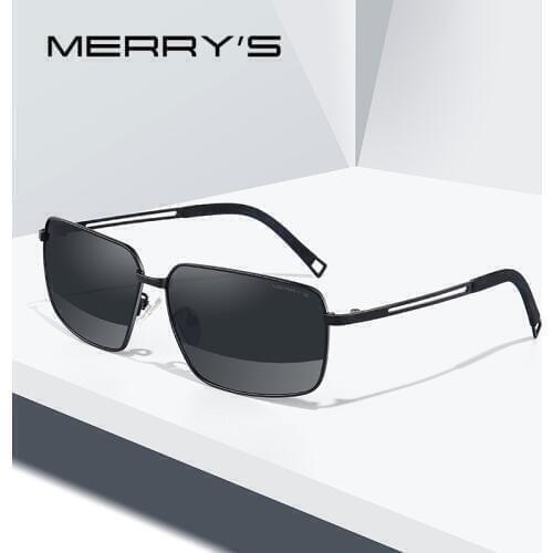 MERRYS Men Classic HD Polarized Sunglasses Luxury Brand Driving Sun glasses TR90 TEMPLE TIP UV400 Protection S8420